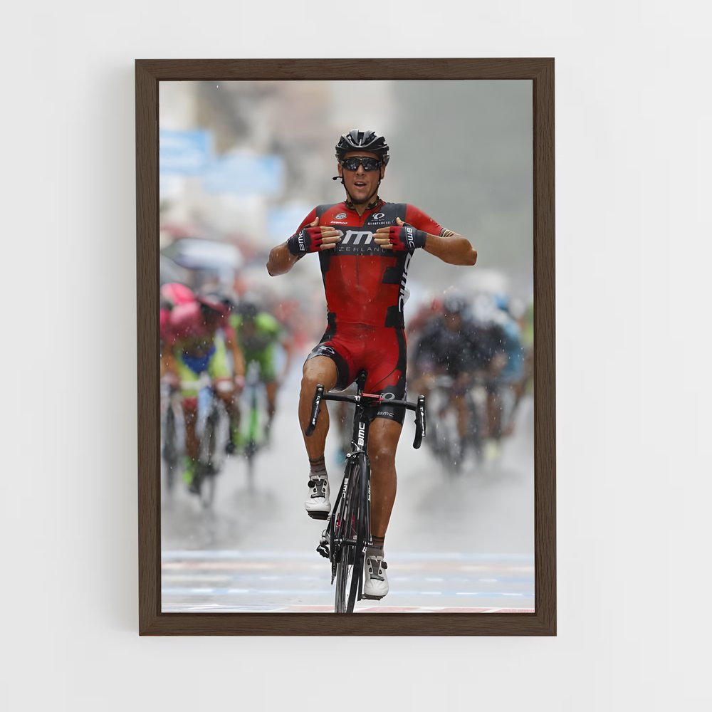 Poster Pleuvoir sur deux Roues – affiche Cyclisme (vue 5)